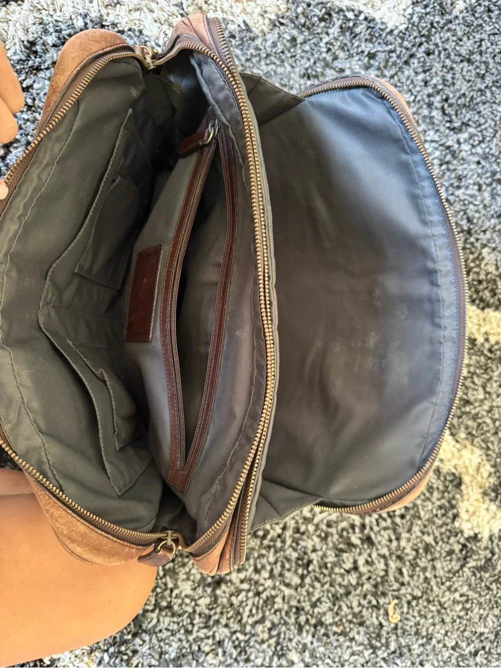 Vintage Coach Brown Leather Briefcase Tote. Extremely clean interior. Classic